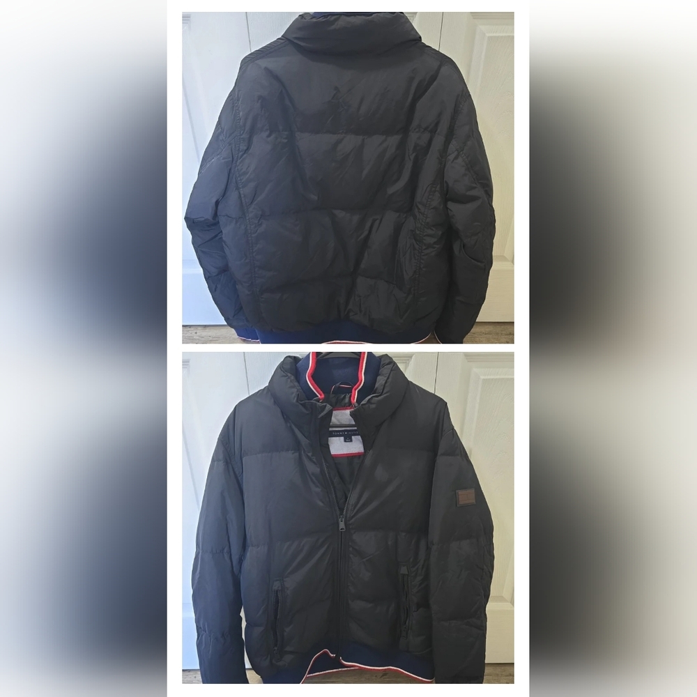 Tommy Hilfiger Navy Puffer Jacket